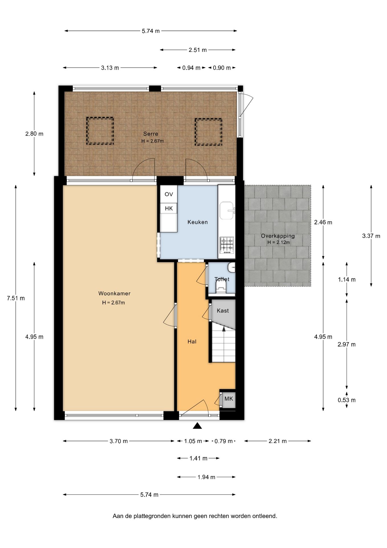 Spacious corner house with dijk view, garden and two parking spaces — 65