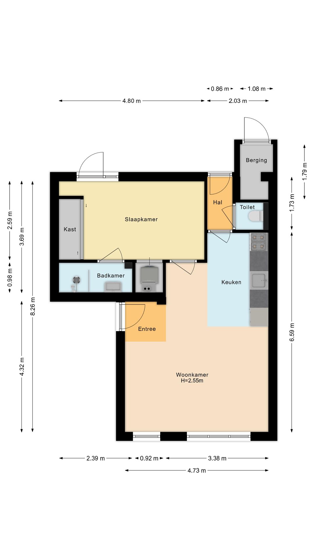 Foto 22 van van de Kasteelestraat 3