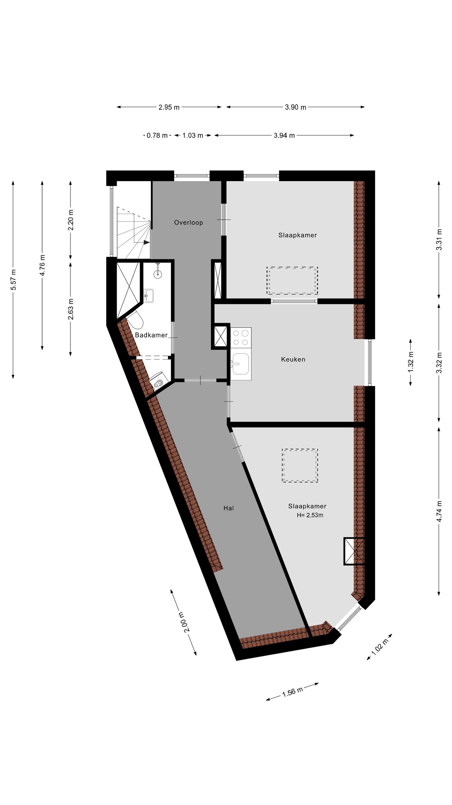 Spacious Corner House with Roof Terrace in Liskwartier, Rotterdam — 46