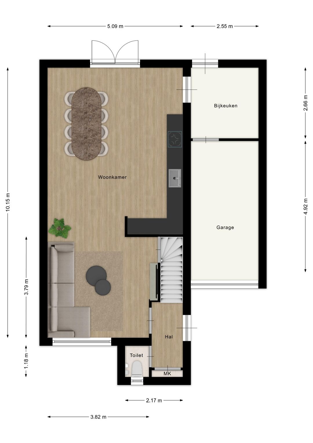 Charming semi-detached family home on quiet erf in Hoeven — 41