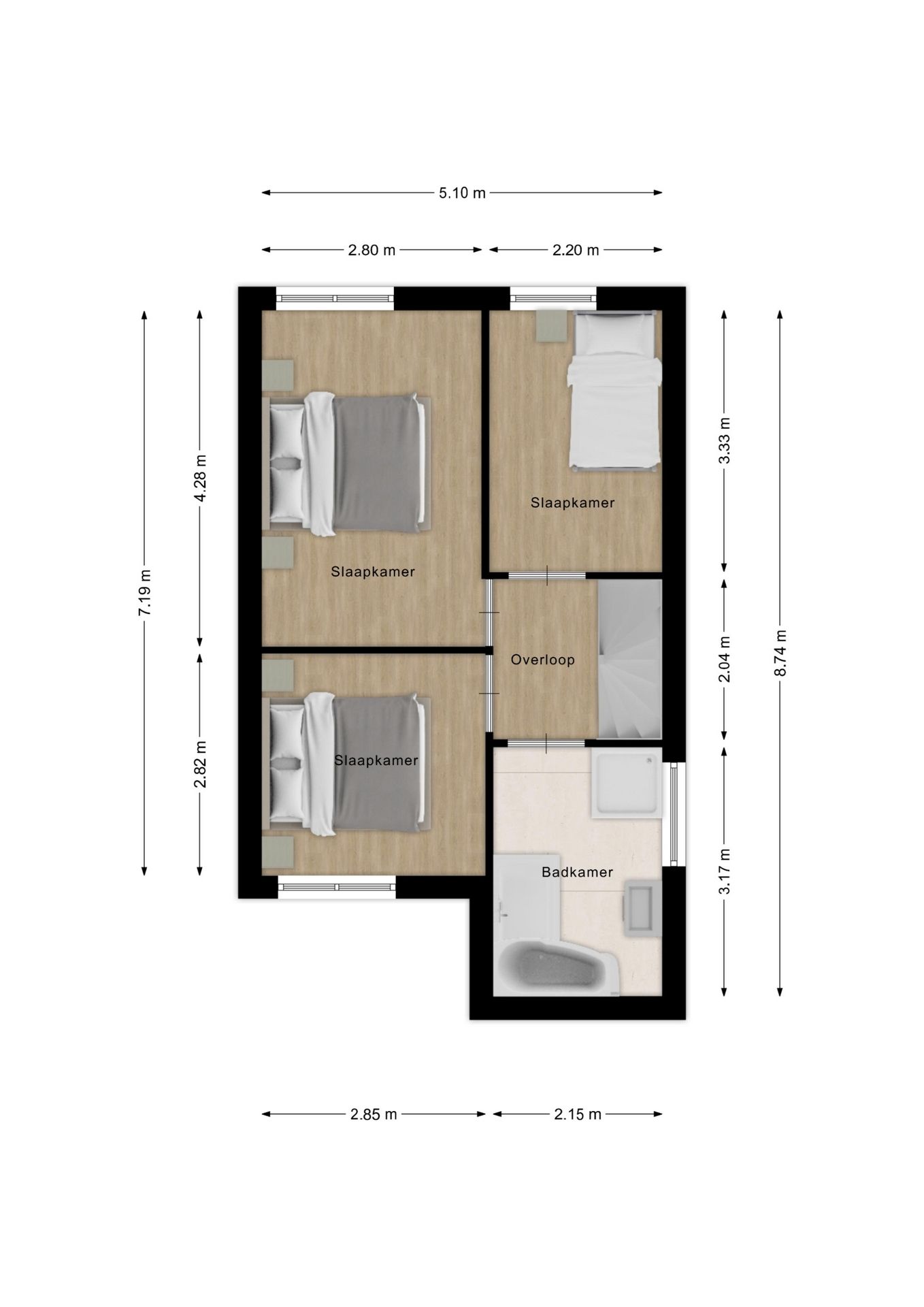 Charming semi-detached family home on quiet erf in Hoeven — 42