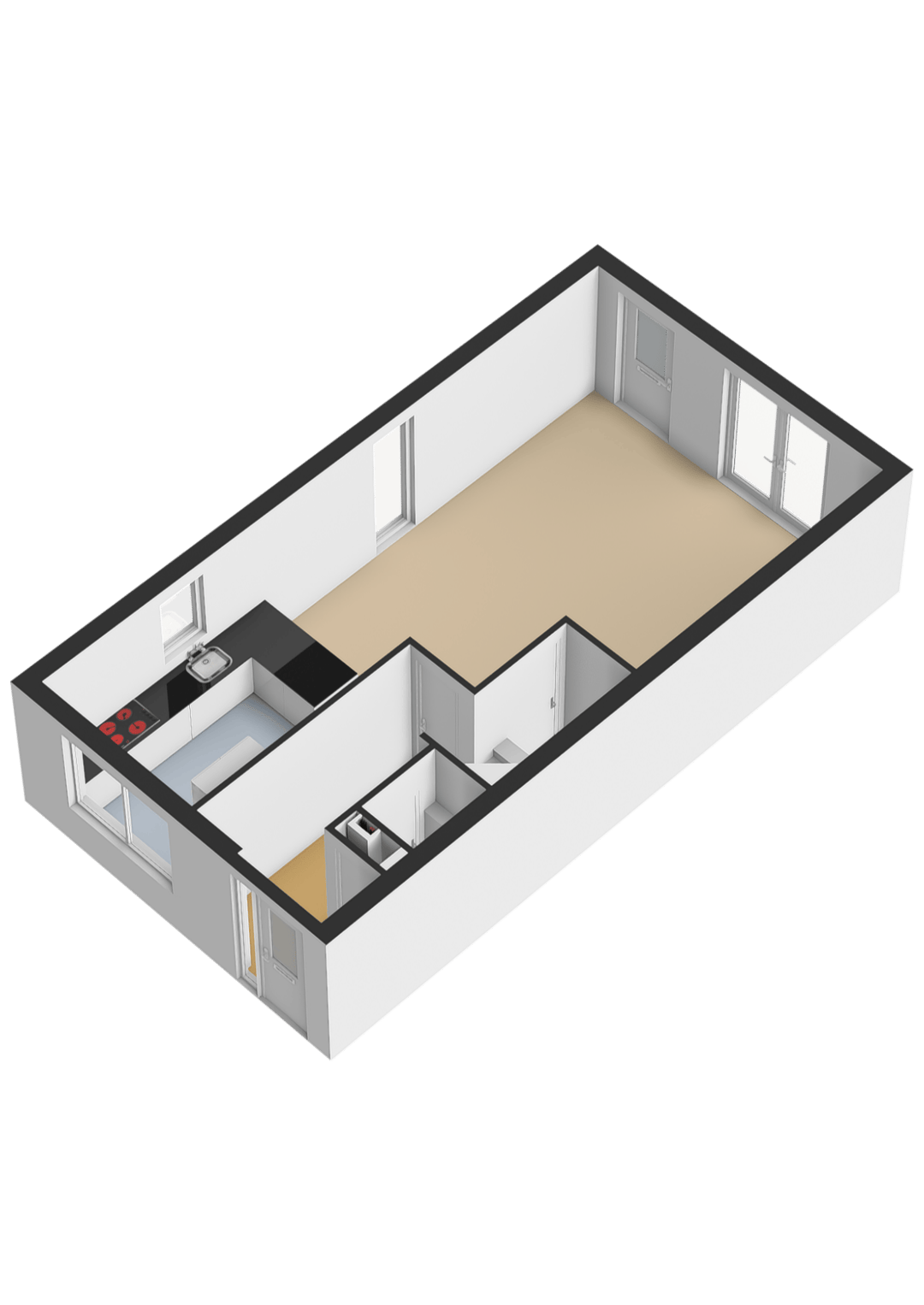 Modern corner house with own boat mooring in Houkepoort — 76