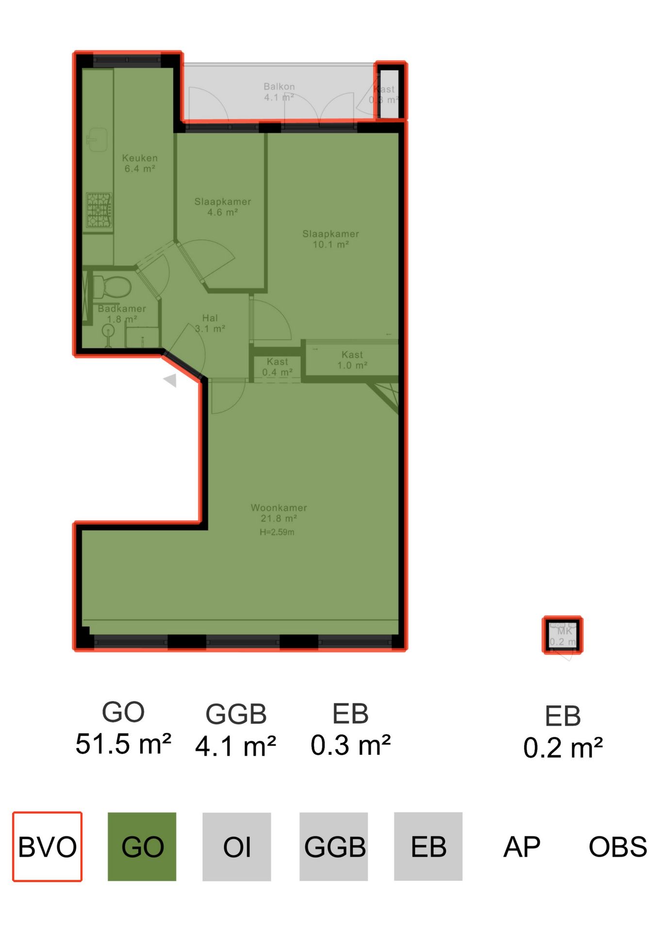 Foto 24 van Kromme-Mijdrechtstraat 51-2