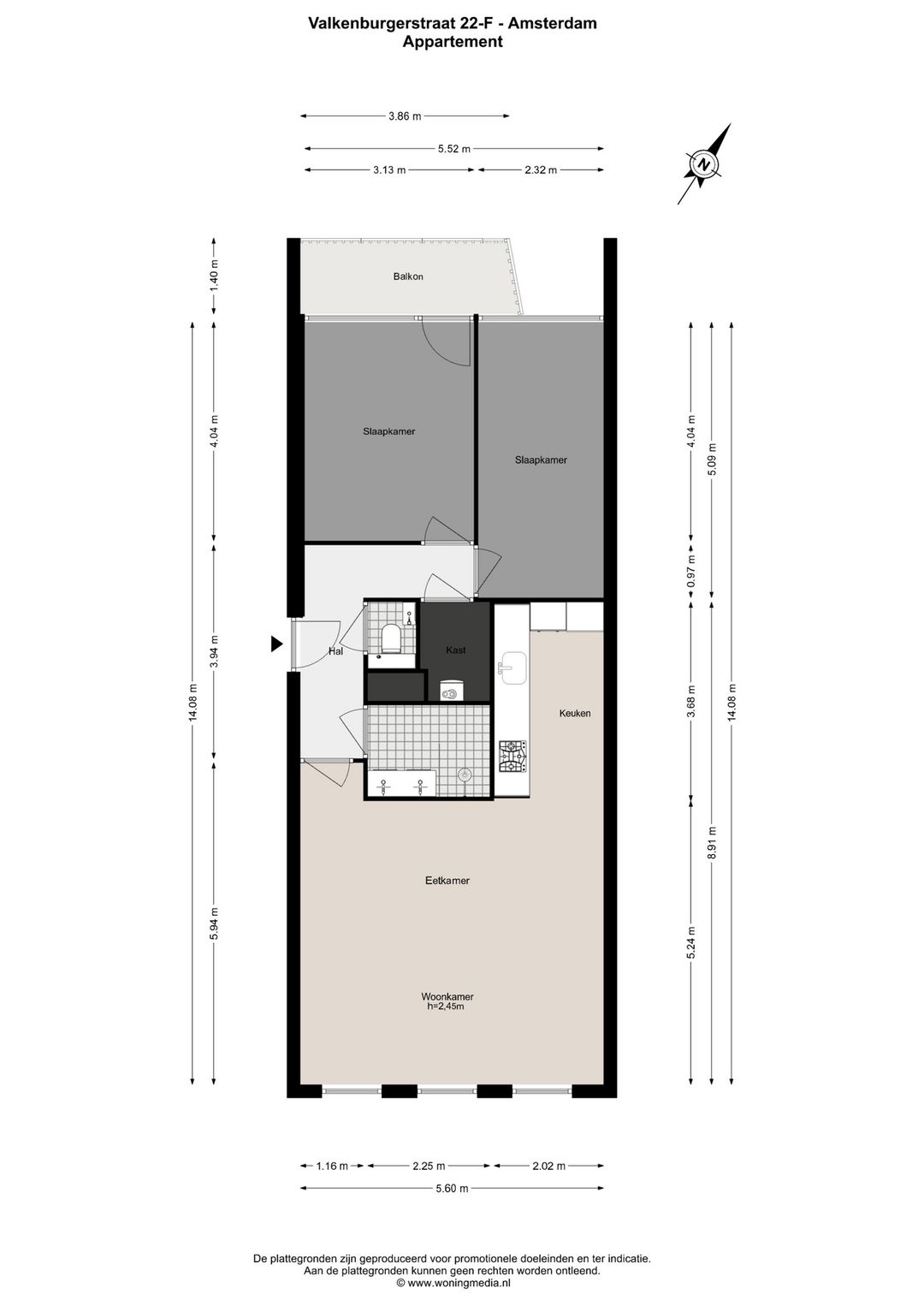Foto 32 van Valkenburgerstraat 22-F