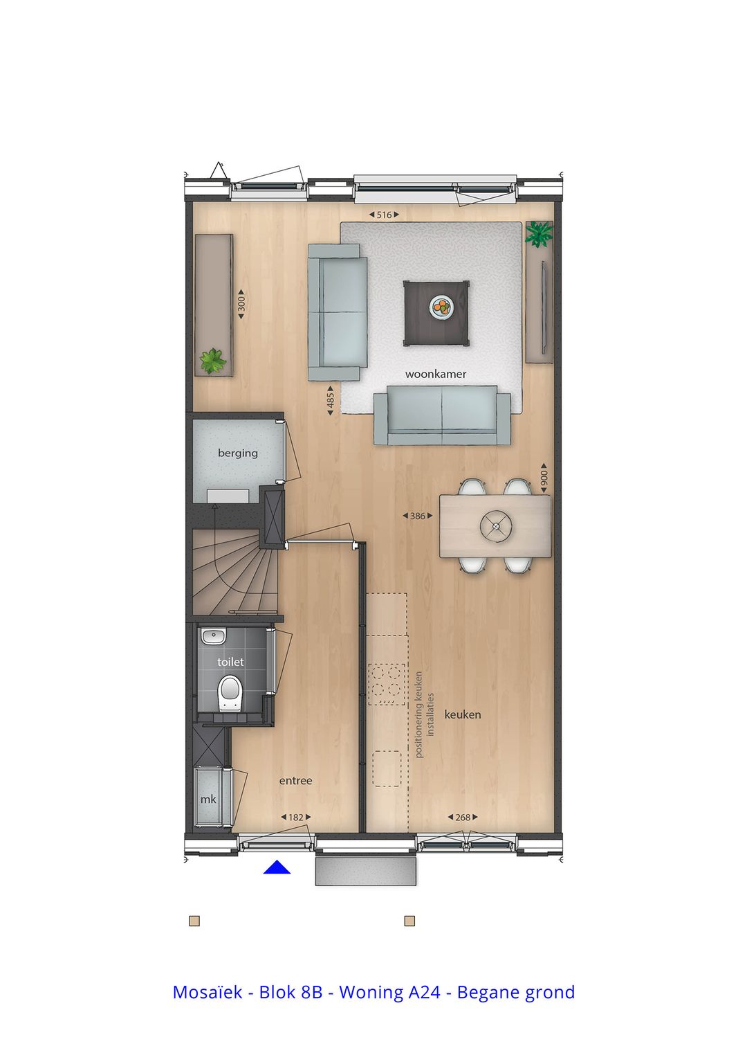 Photo 8 of Fase 2 - Tussenwoning (Bouwnr. A24)