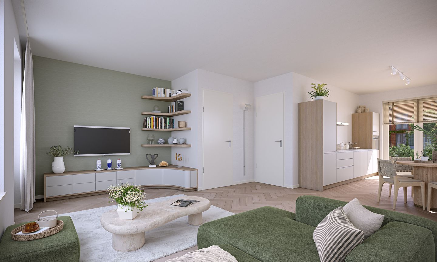 Foto 4 van Fase 2 - Tussenwoning Dwarskap (Bouwnr. A27)