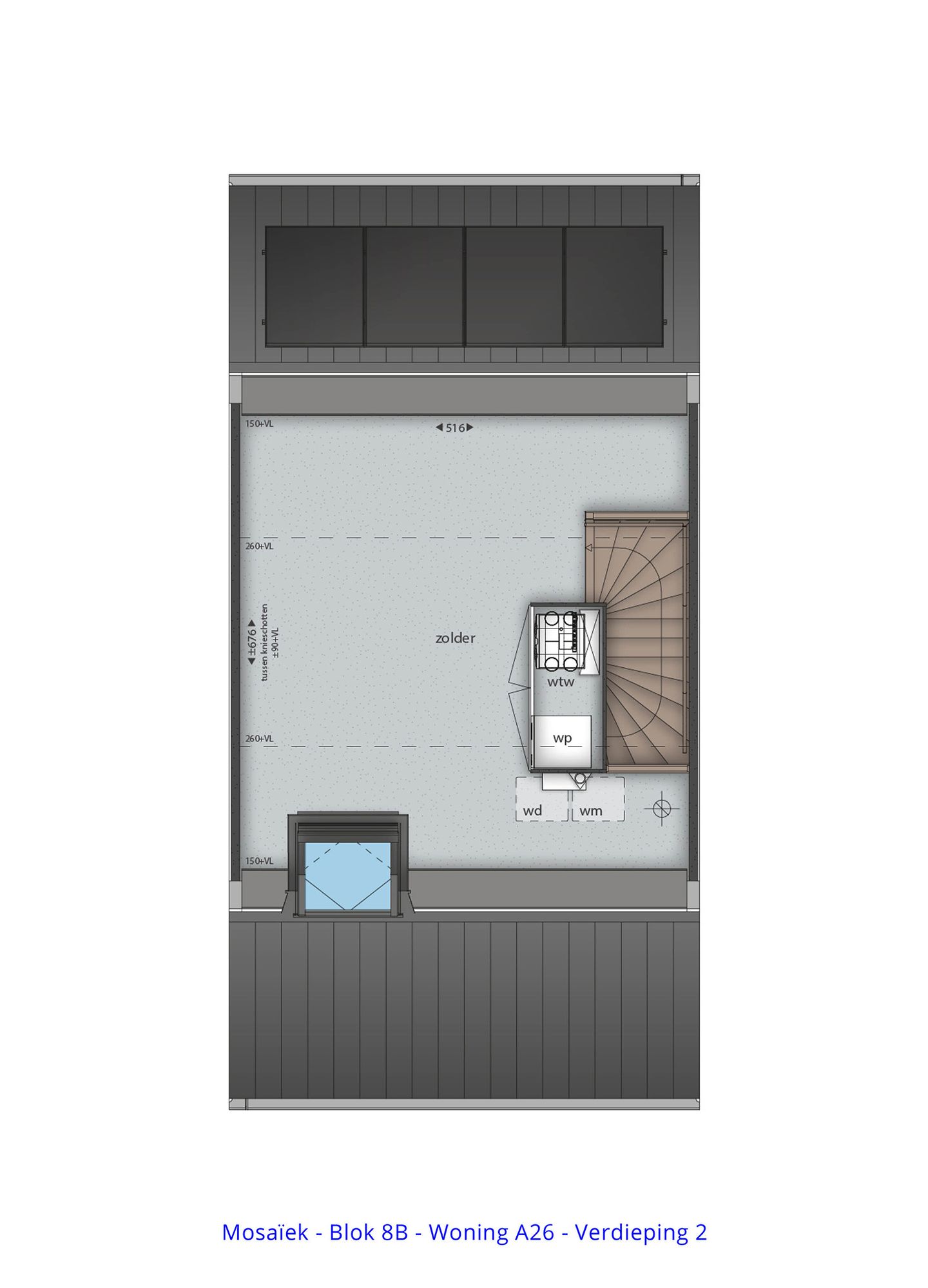 Foto 10 van Fase 2 - Tussenwoning (Bouwnr. A26)
