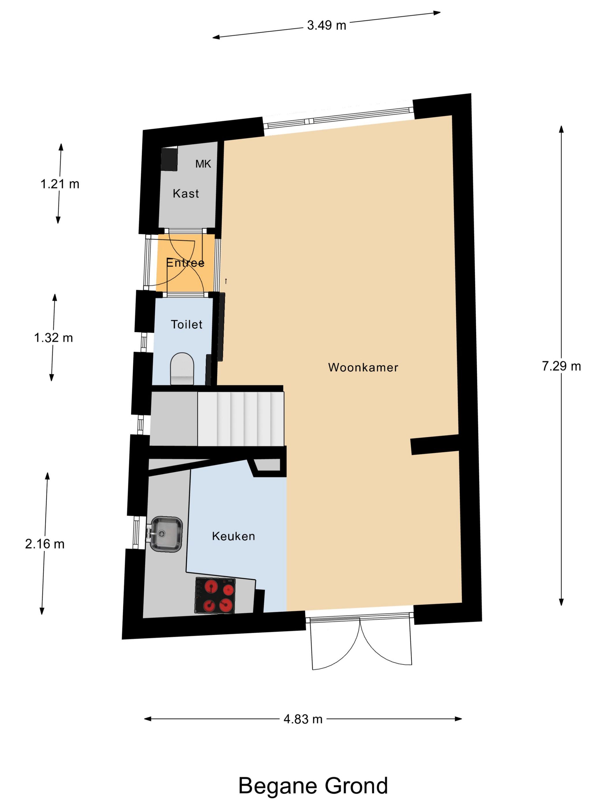 Charming modernised semi detached home with private garden in Kats — 27