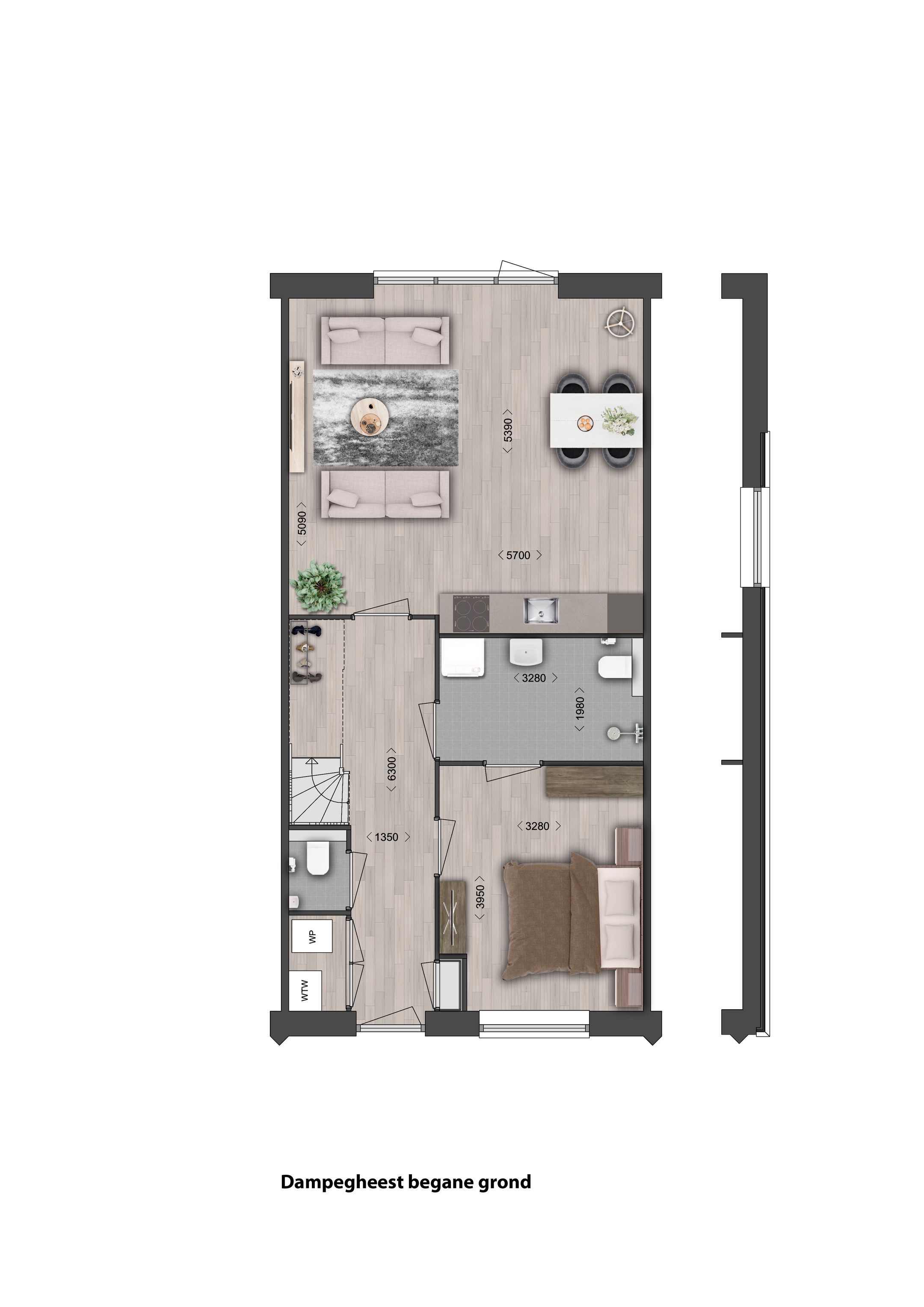 Foto 3 van Dampegheest woning (Bouwnr. 02)