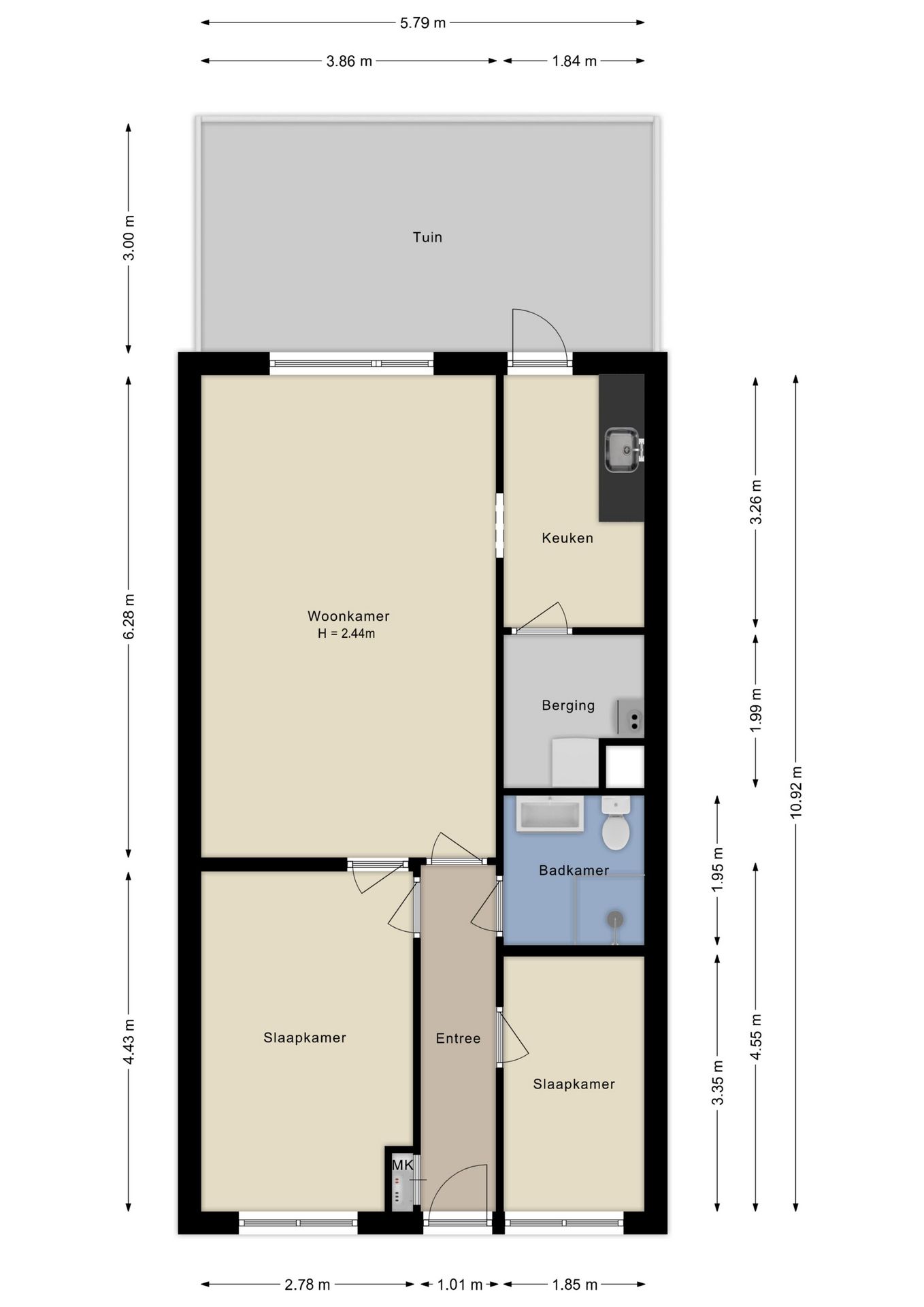 Ground Floor Apartment with East-Facing Garden Near Leerdam Center — 25