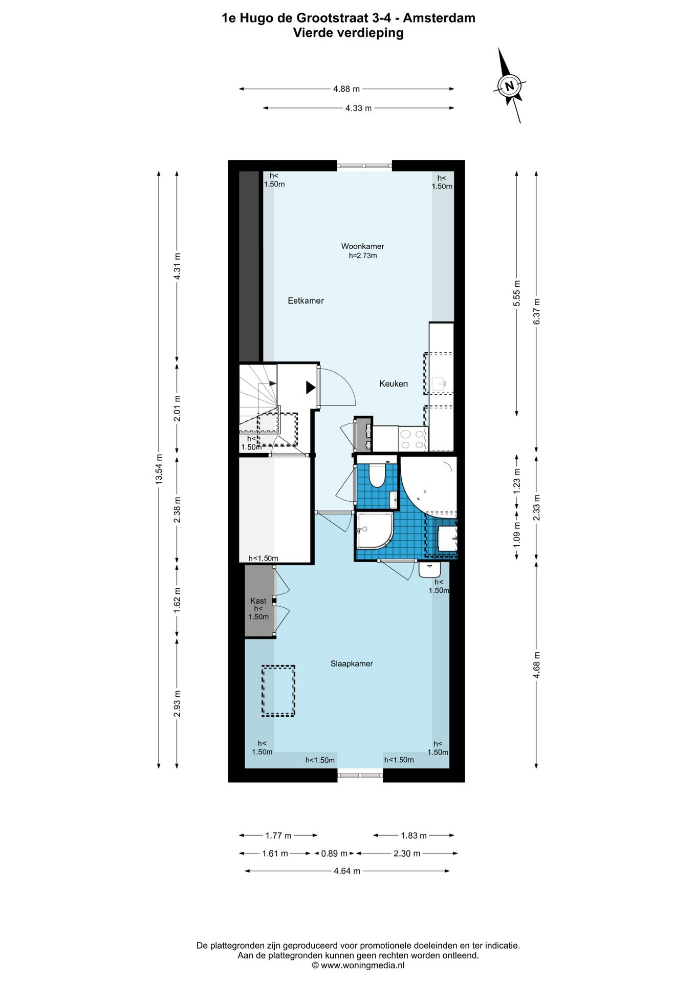 Foto 19 van Eerste Hugo de Grootstraat 3-4