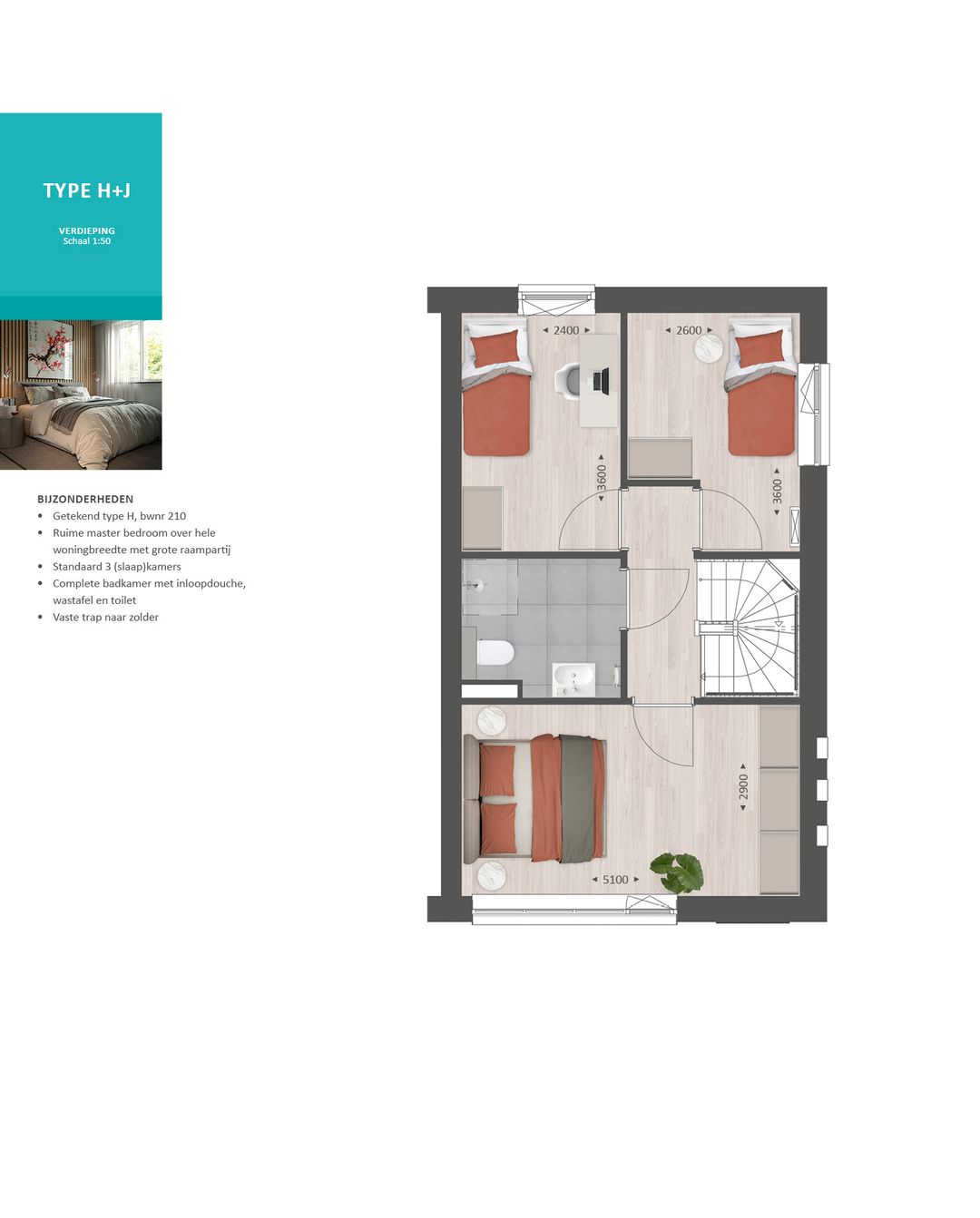 Foto 17 van Hoekwoning Type H (Bouwnr. 215)