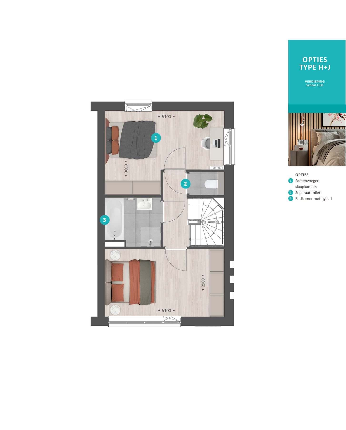 Foto 18 van Hoekwoning Type H (Bouwnr. 215)