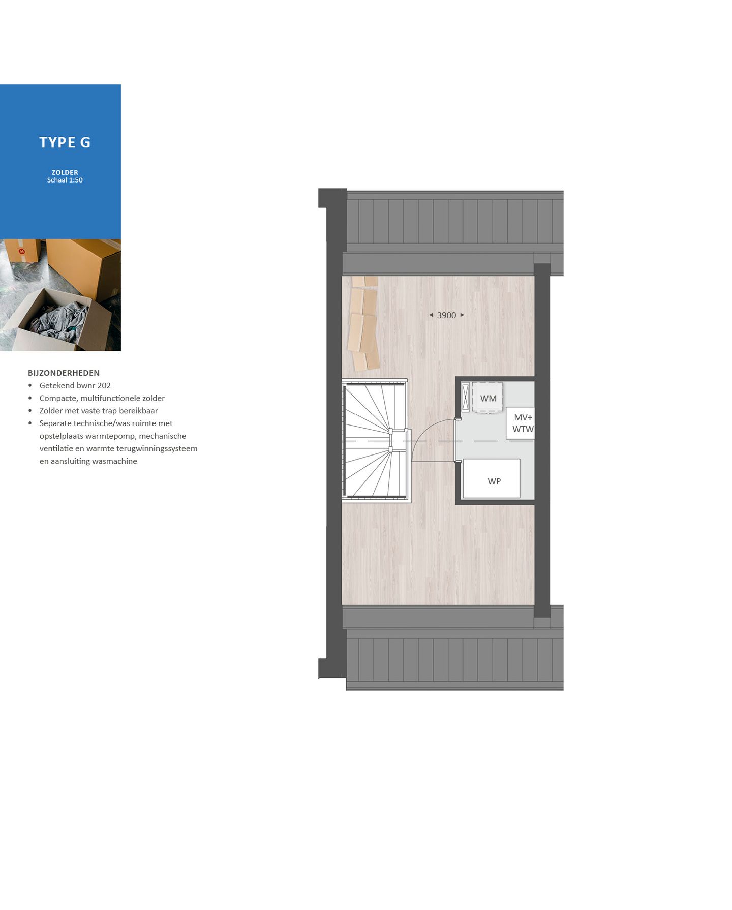 Foto 20 van Tussenwoning Type G (Bouwnr. 206)