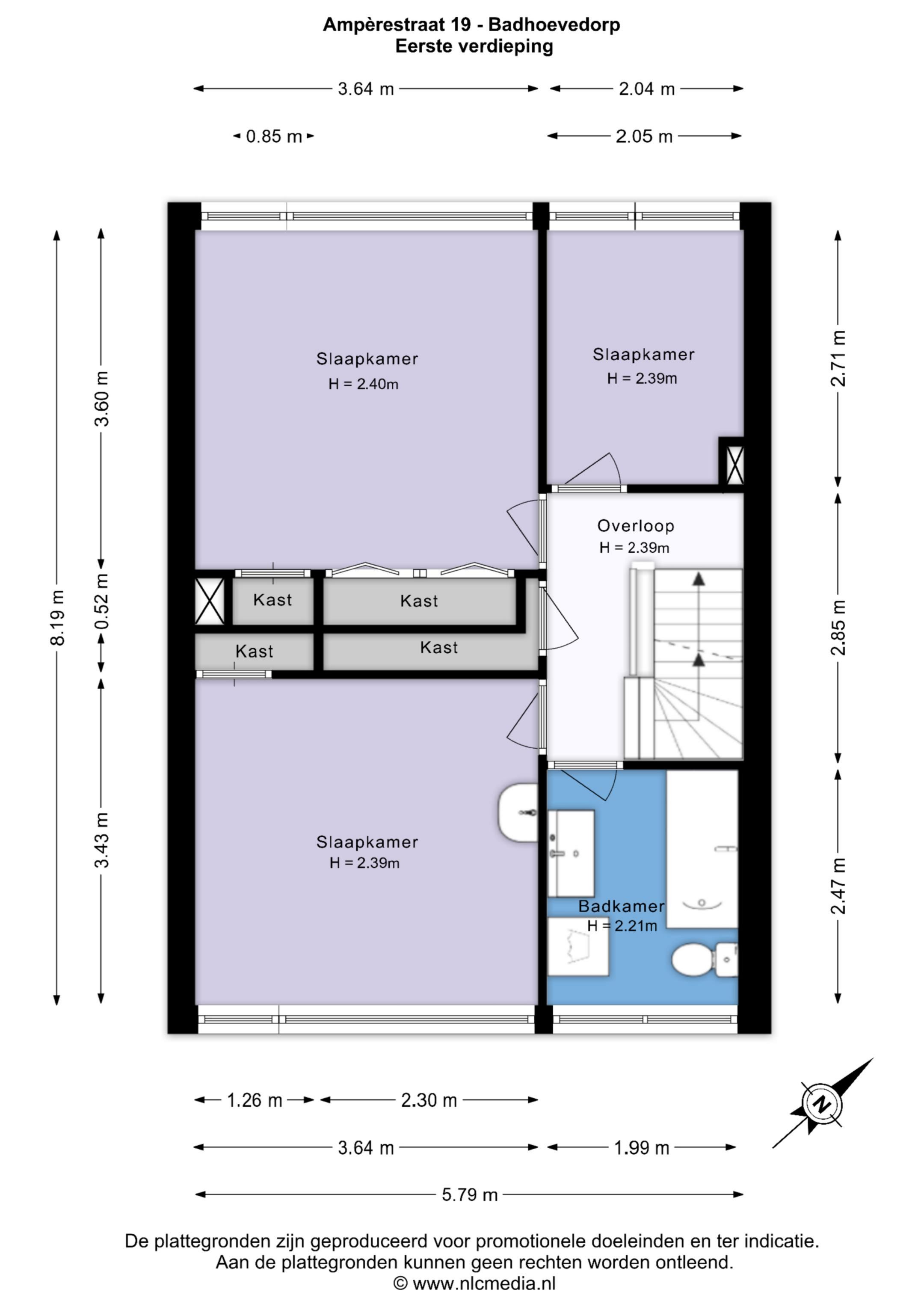 Spacious Semi-Detached House with Garage and Mature Garden in Badhoevedorp — 33