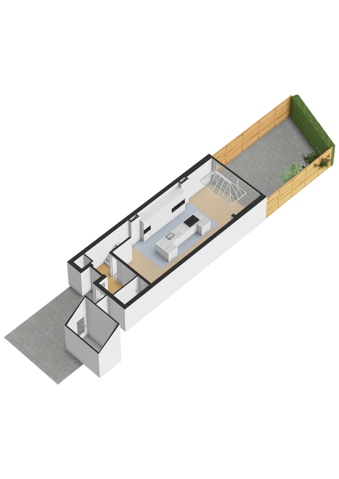 Renovated terraced house with extension near the beach in Monster — 59