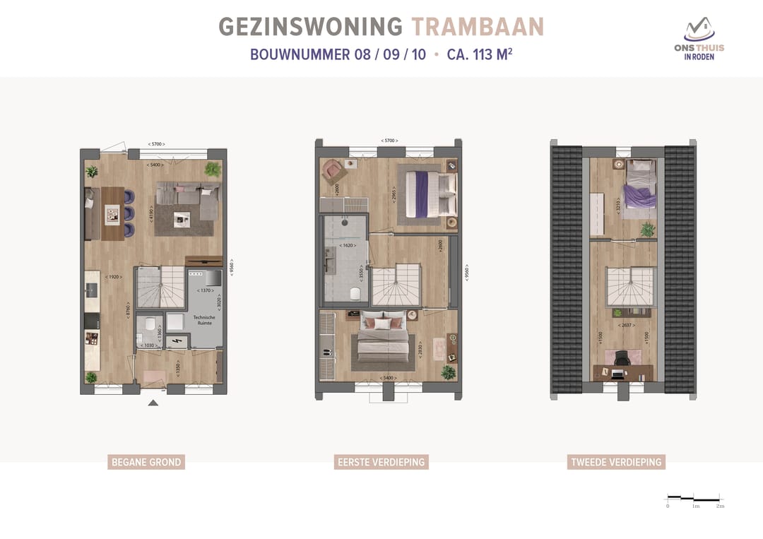 Foto 2 van Ons thuis in Roden - Rijwoning Trambaan (Bouwnr. 8)