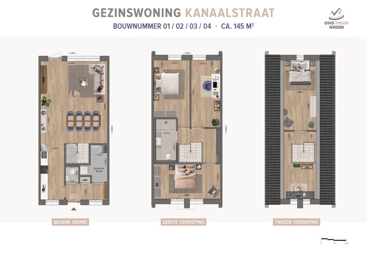 Photo 2 of Ons thuis in Roden - Rijwoning Kanaalstraat (Bouwnr. 3)