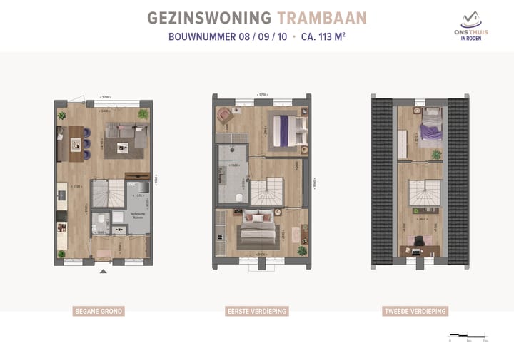 Photo 2 of Ons thuis in Roden - Rijwoning Trambaan (Bouwnr. 10)