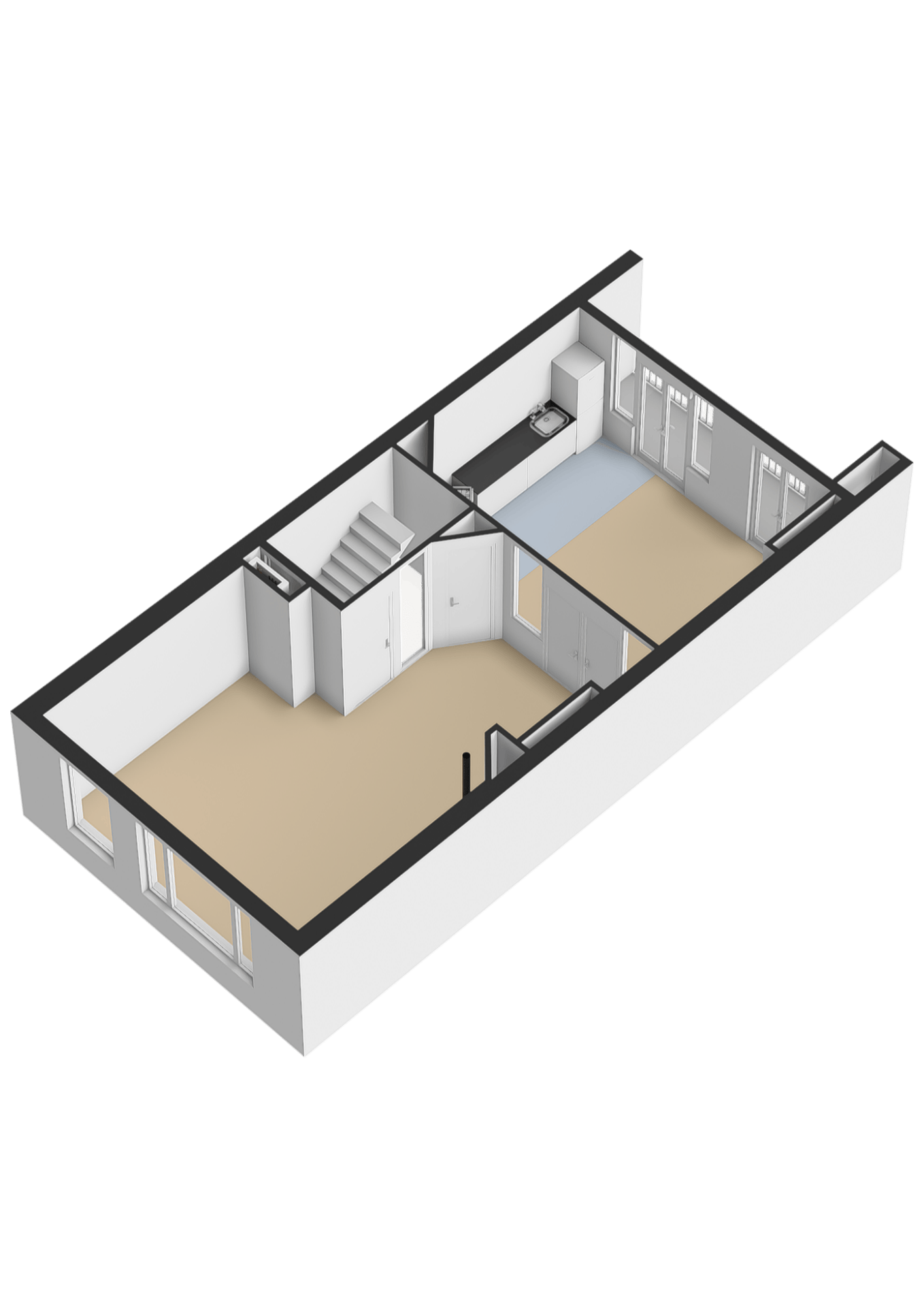 Bright Double Upper House with Two Balconies on Freehold Land in the Jordaan — 65