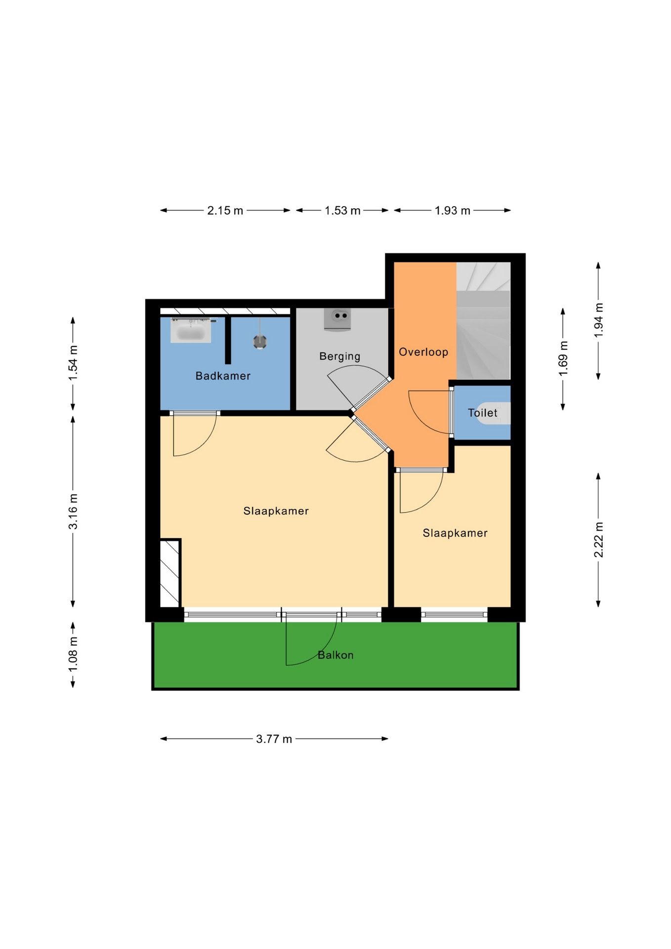 Luxury 5-Room Apartment with Rooftop Terrace and City Views in Rotterdam Bergpolder — 29