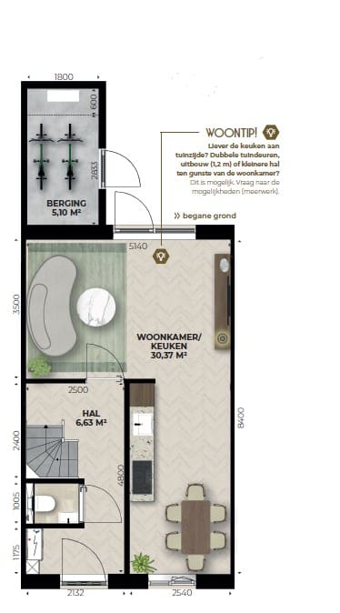 Foto 2 van Pleinwoning (Bouwnr. 34)