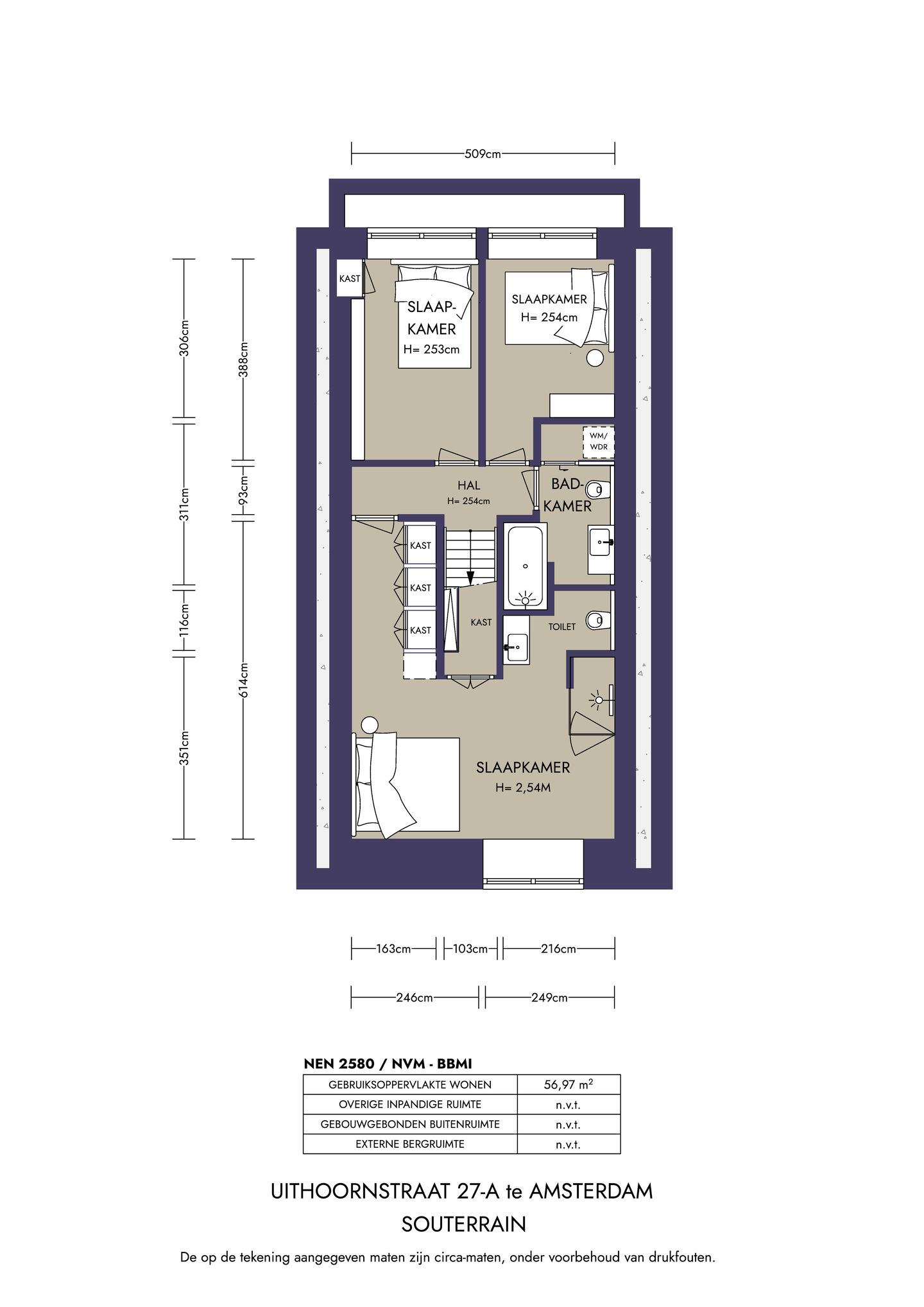 Foto 55 van Uithoornstraat 27-H