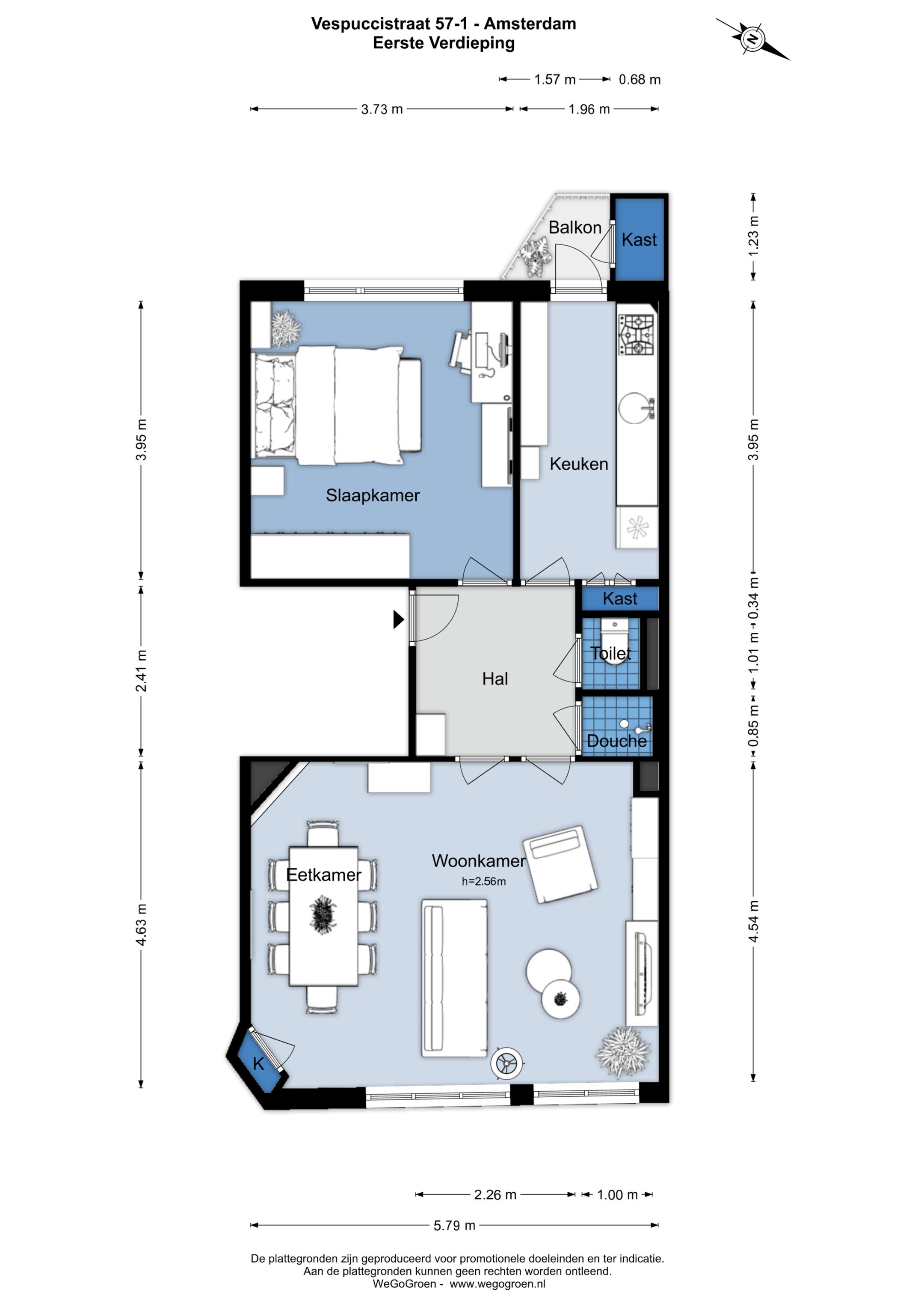 Foto 30 van Vespuccistraat 57-1