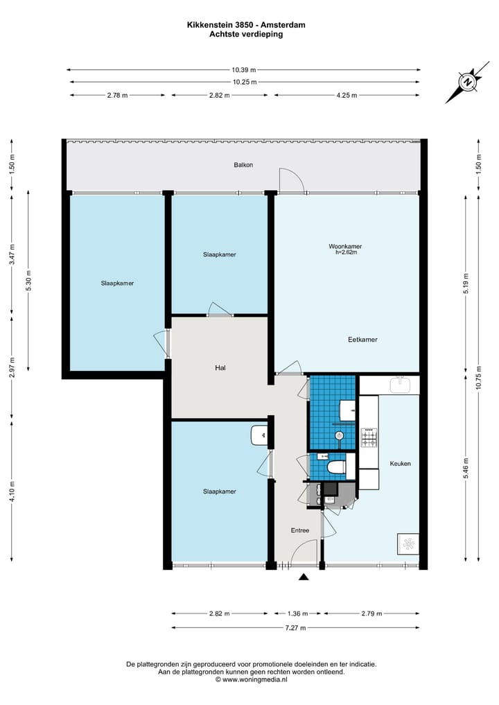 Appartement te koop: Kikkenstein 3850, Amsterdam