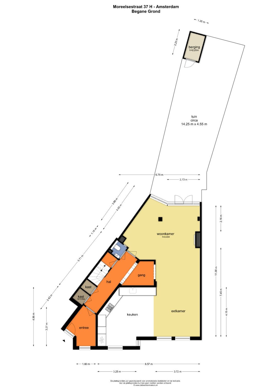 Foto 47 van Moreelsestraat 37-H