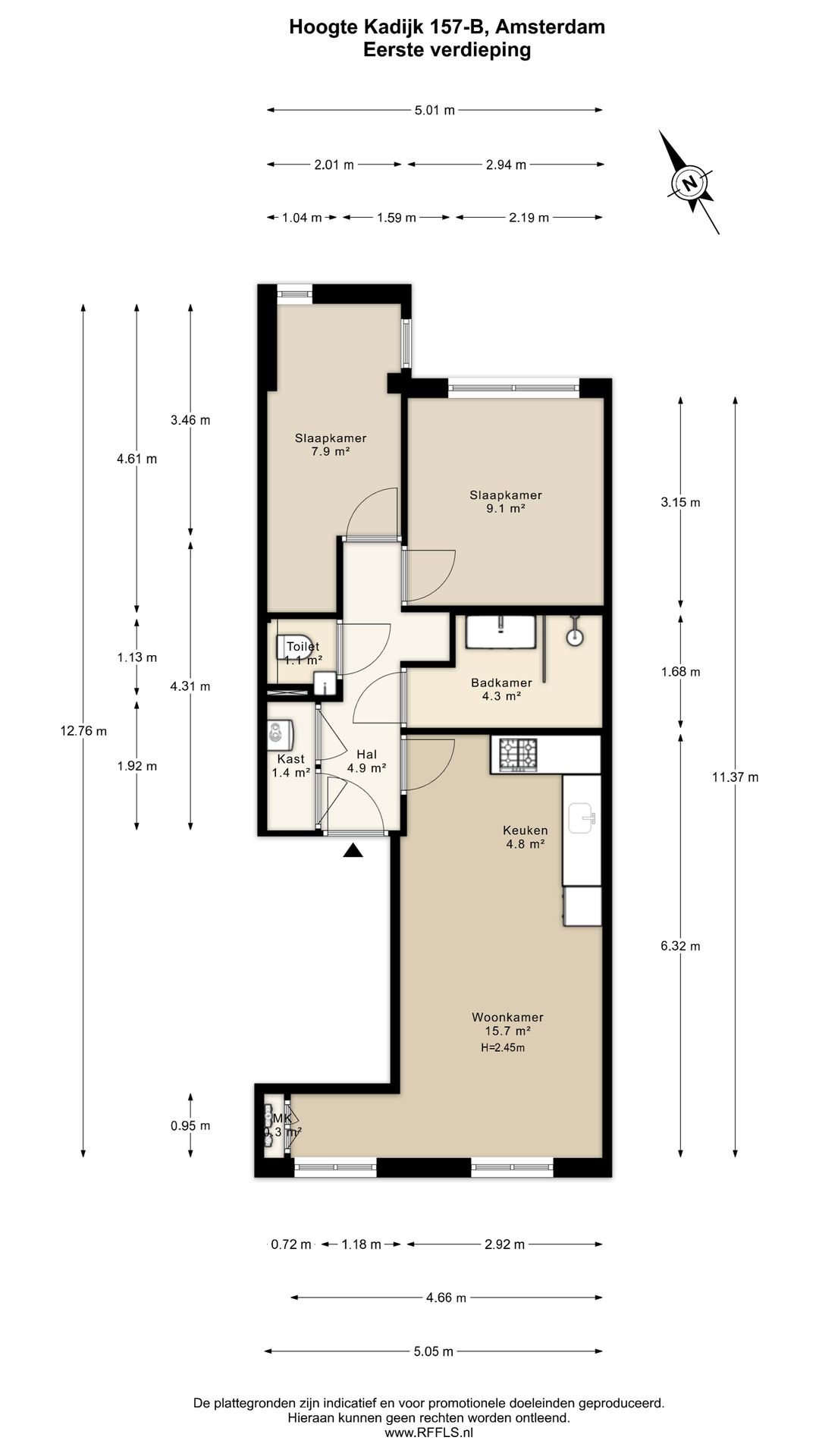 Foto 22 van Hoogte Kadijk 157-B