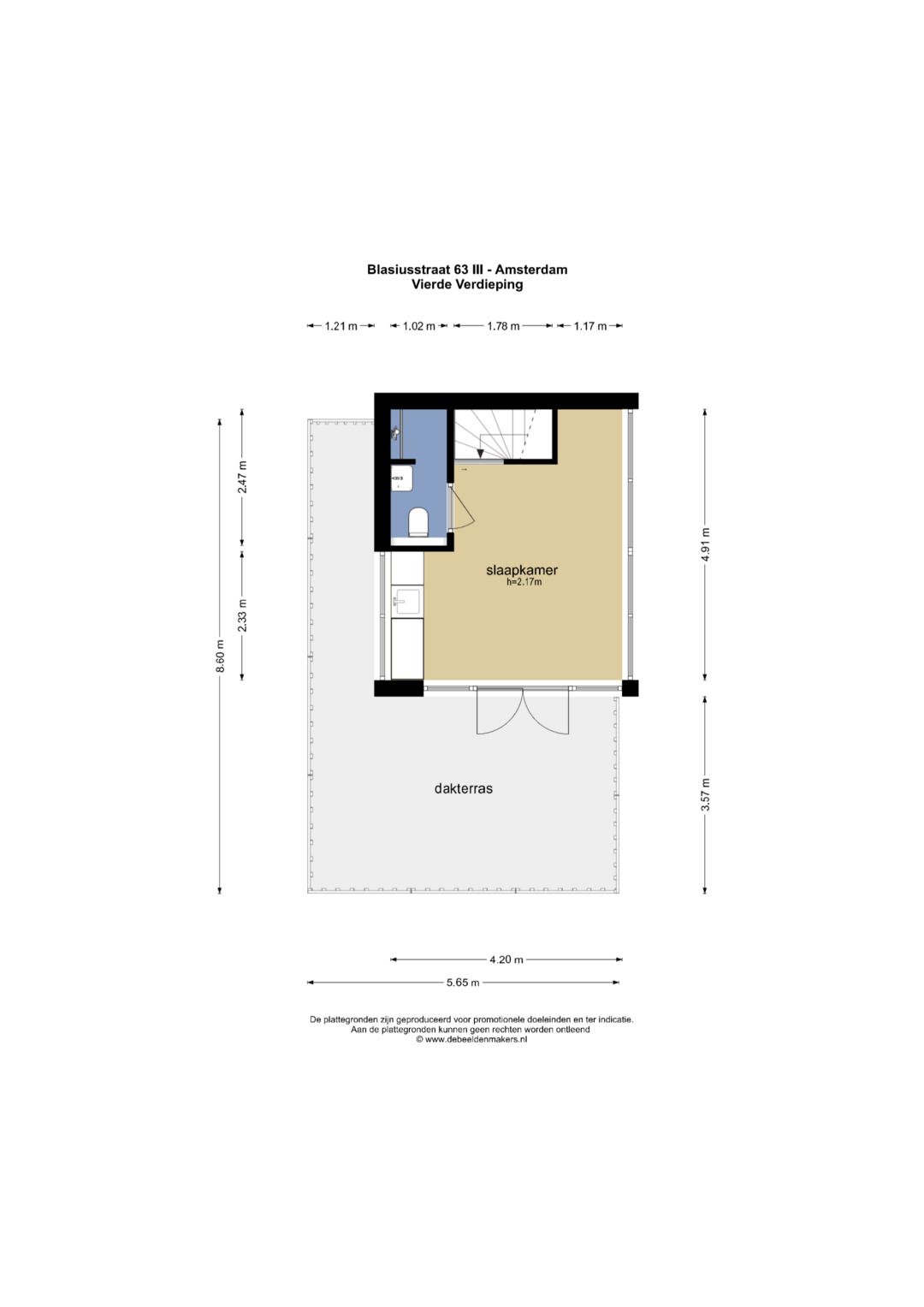 Foto 52 van Blasiusstraat 63-3