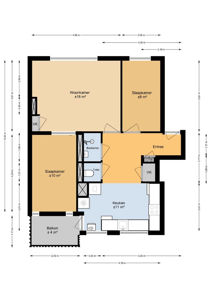 Appartement te koop: Groene Hilledijk 448B, Rotterdam
