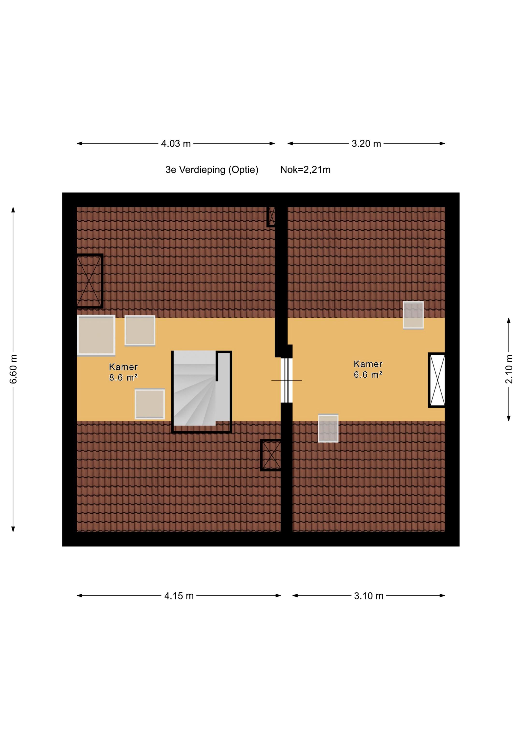 Spacious three-story upper apartment with sunny balcony in sought-after Vogelwijk — 24
