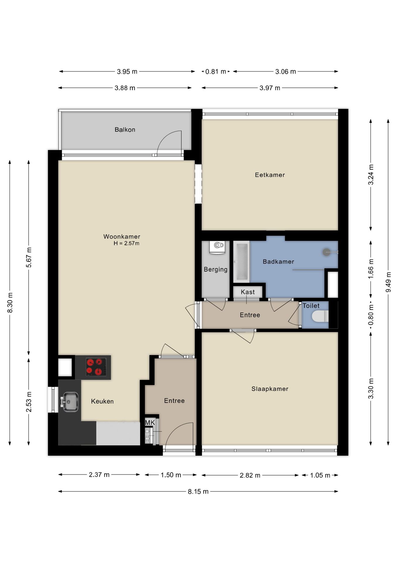 Foto 27 van Oldenzaalsestraat 109-401