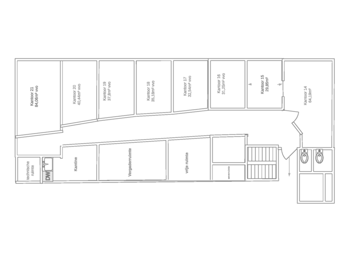 2e verdieping - Huis ter Heideweg 26