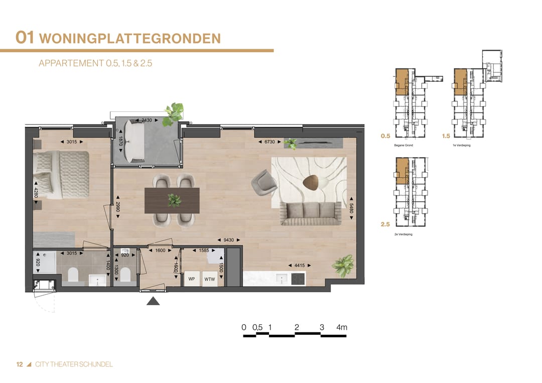 Foto 2 van Appartement (Bouwnr. 0.5)