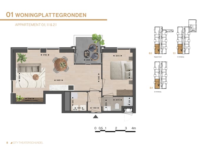 Foto 2 van Appartement (Bouwnr. 1.1)