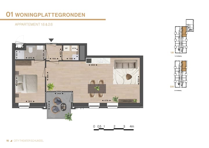 Foto 2 van Appartement (Bouwnr. 1.6)