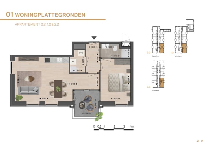 Foto 3 van Appartement (Bouwnr. 2.2)