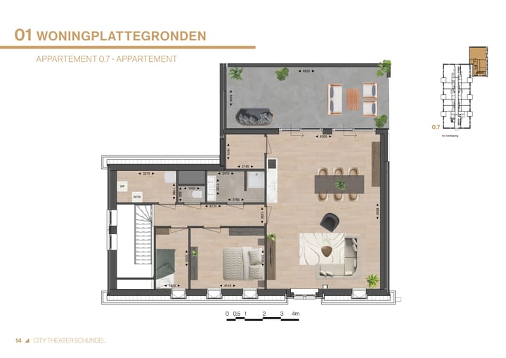Foto 2 van Appartement (Bouwnr. 0.7)