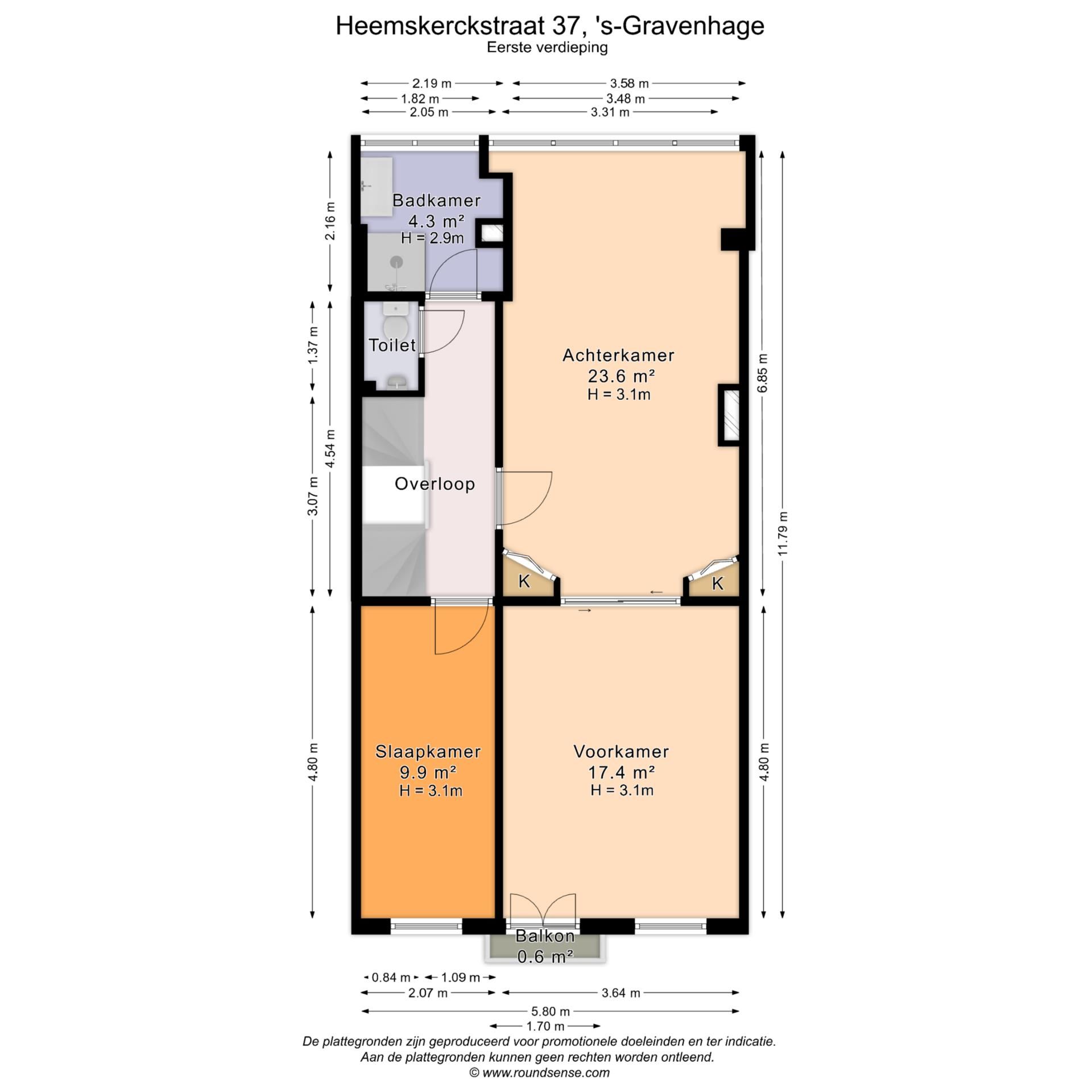 Foto 39 van Heemskerckstraat 37