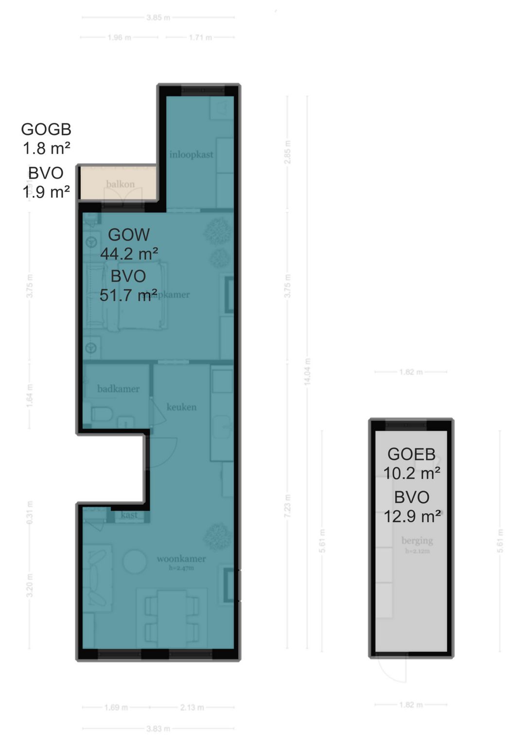 Foto 34 van Kinkerstraat 258-2
