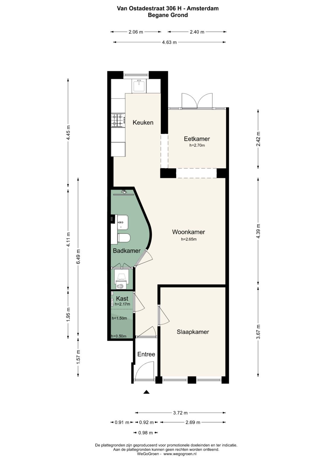 Foto 32 van Van Ostadestraat 306-H