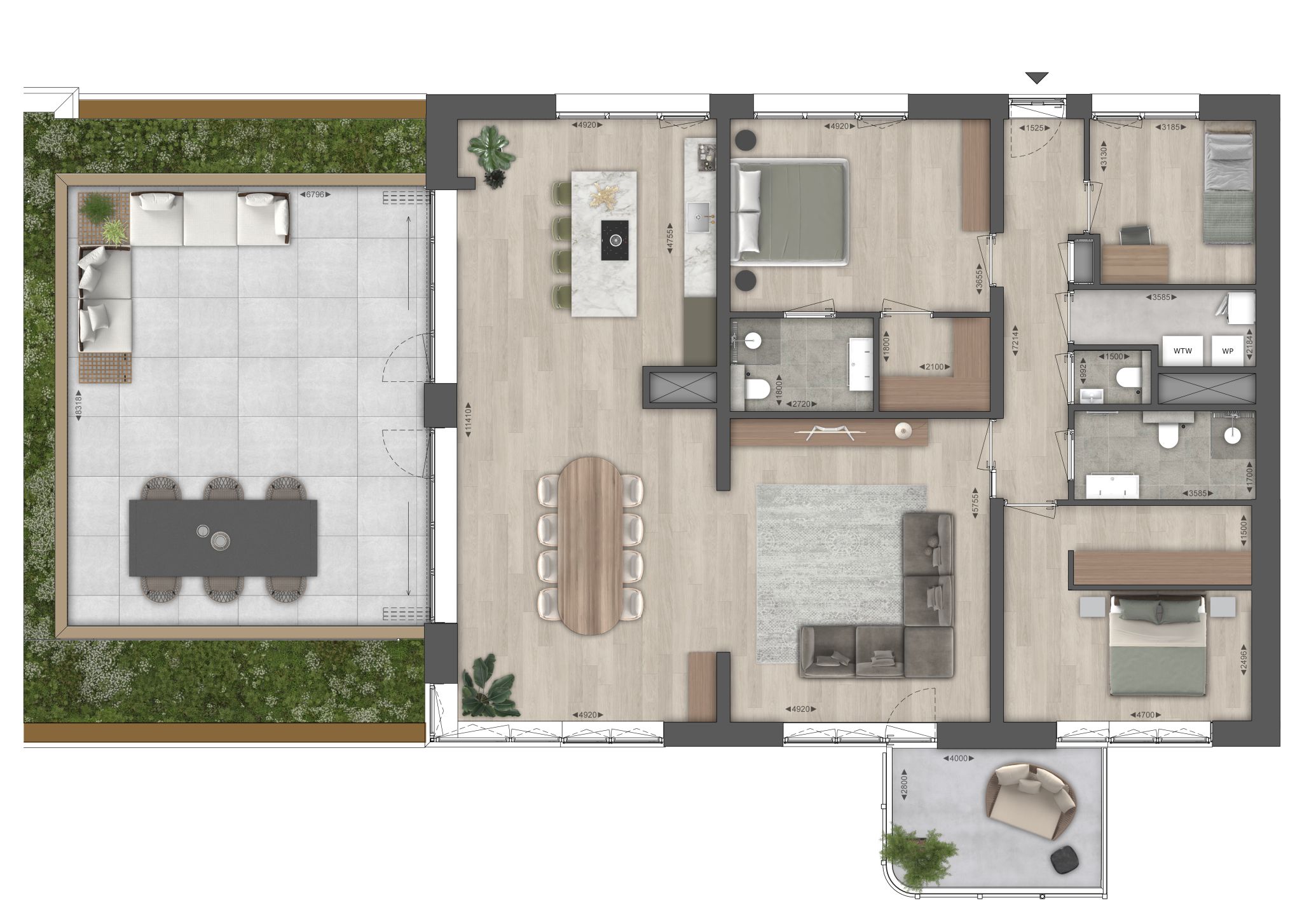 Foto 6 van Penthouse Extravaganza (Bouwnr. 8.01)