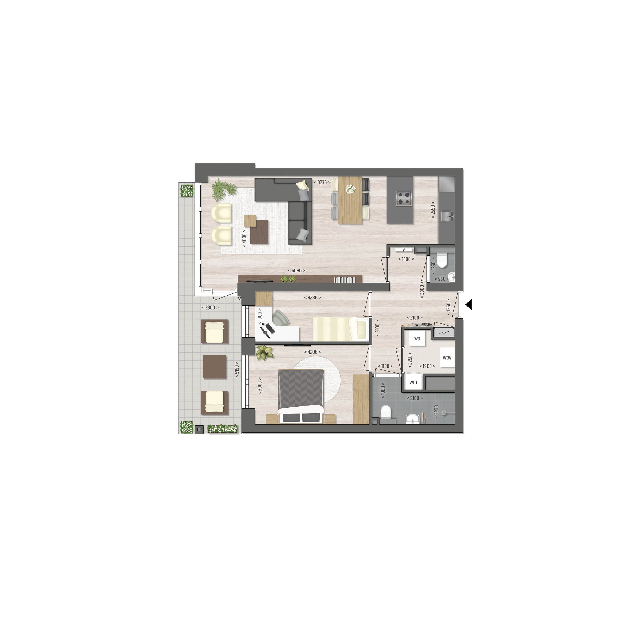 Foto 6 van Type B (Bouwnr. 0.2)