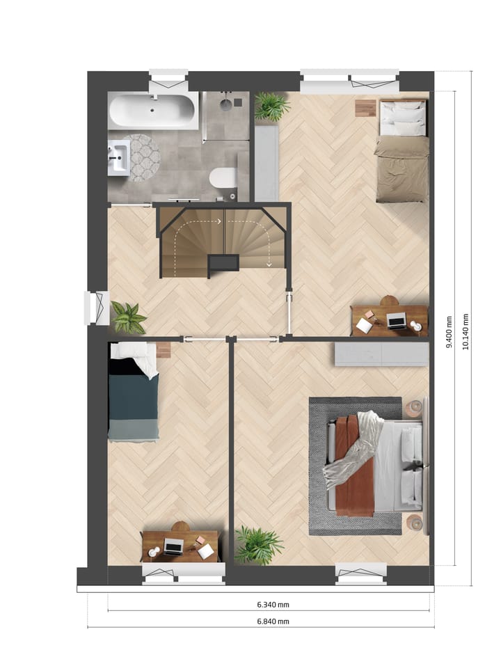 Foto 4 van Zwiers (Bouwnr. 57)