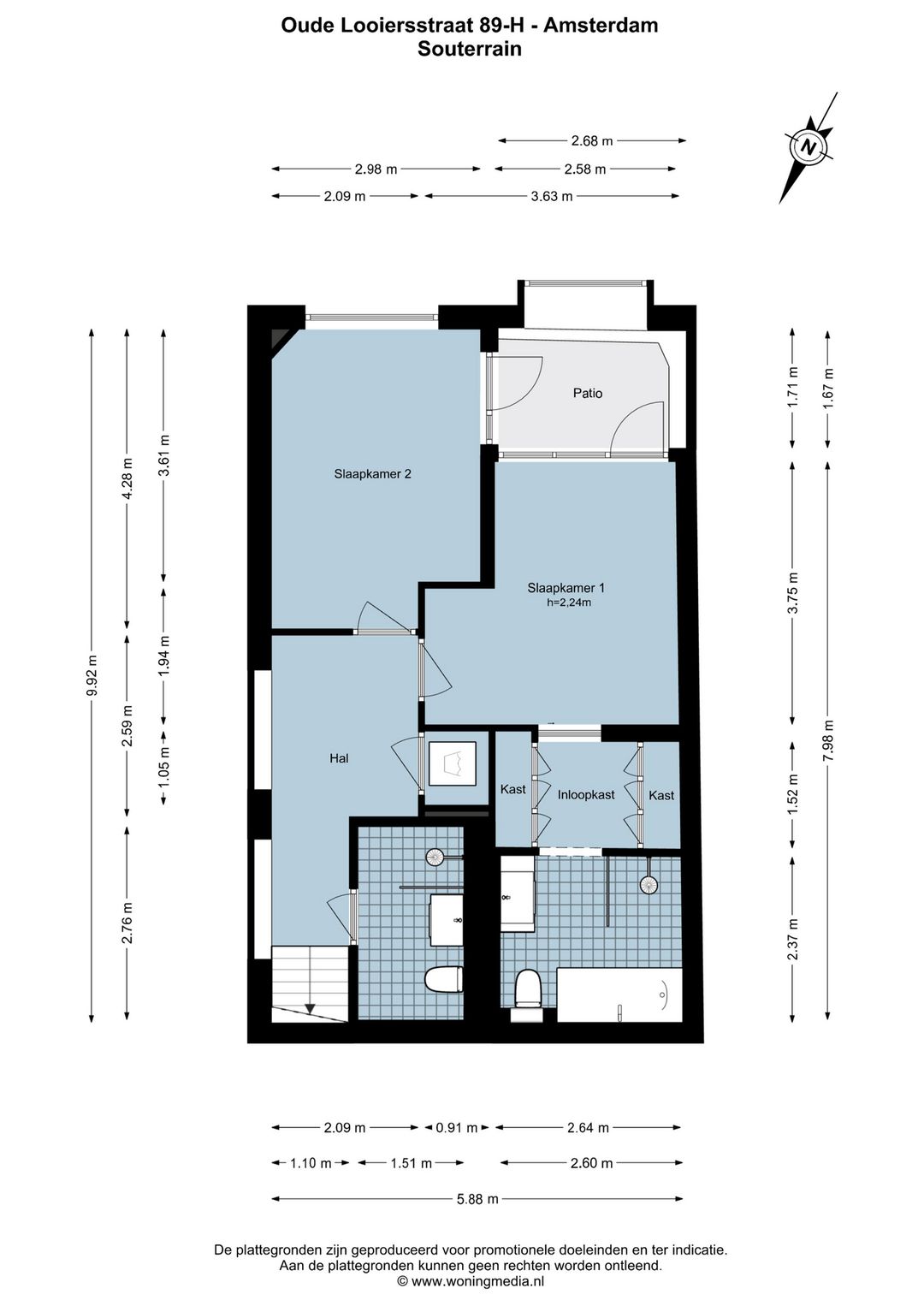 Foto 56 van Oude Looiersstraat 89-H