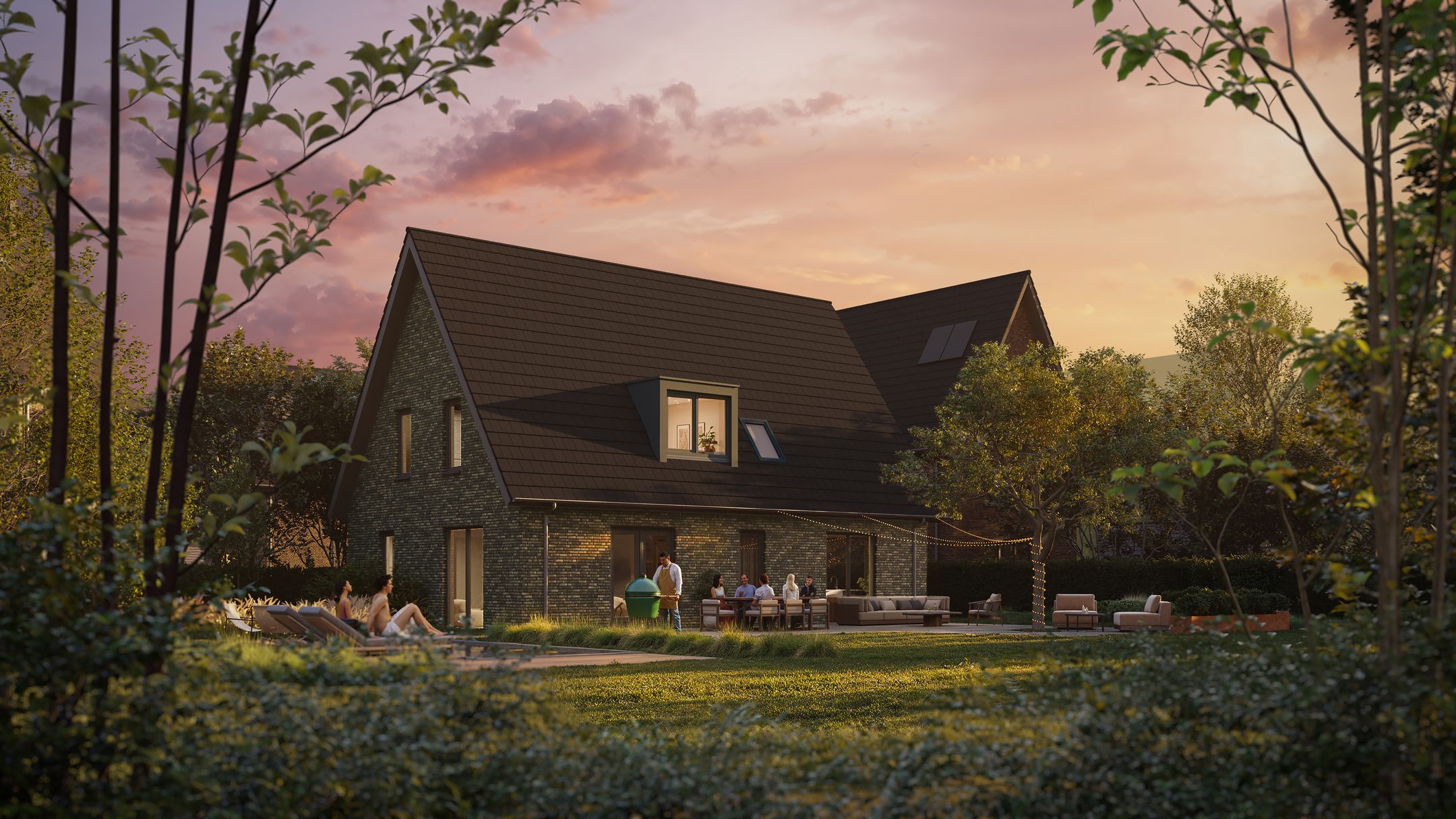 Bosvilla, type S, Bosrand, fase Kiem (Bouwnr. A.02)  false