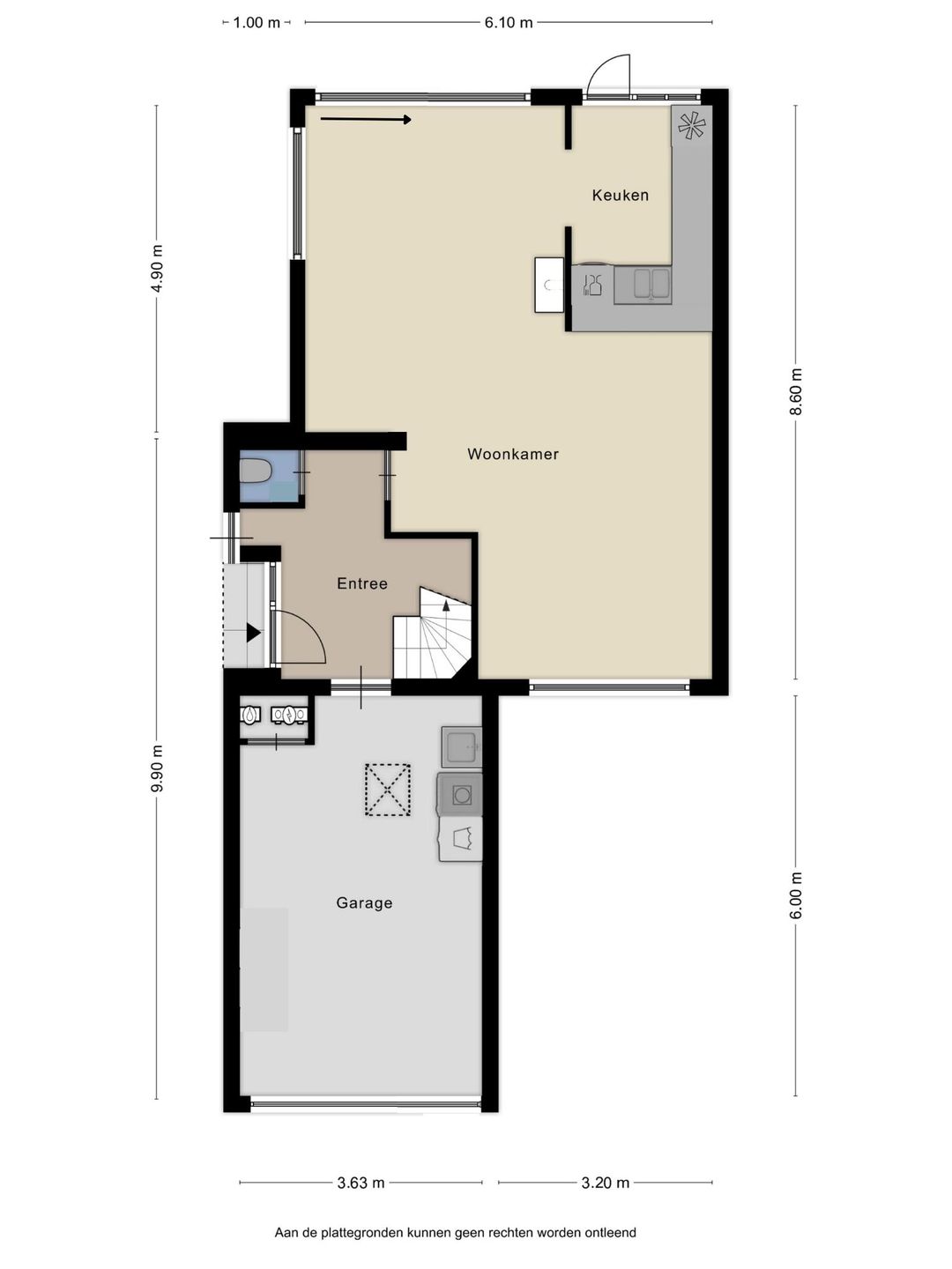 Spacious semi-detached home with garage and south-facing garden in Rijsbergen — 53